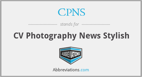 CPNS - CV Photography News Stylish