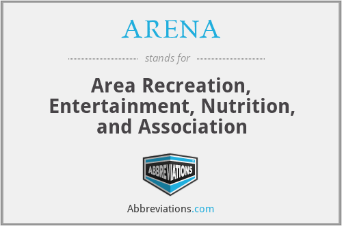 ARENA - Area Recreation, Entertainment, Nutrition, and Association