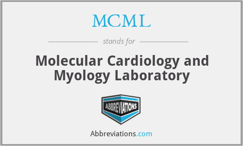 MCML - Molecular Cardiology and Myology Laboratory