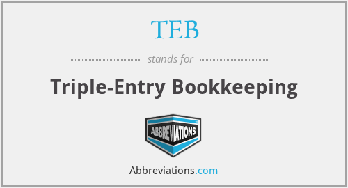 TEB - Triple-Entry Bookkeeping