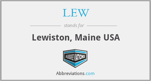 LEW - Lewiston, Maine USA