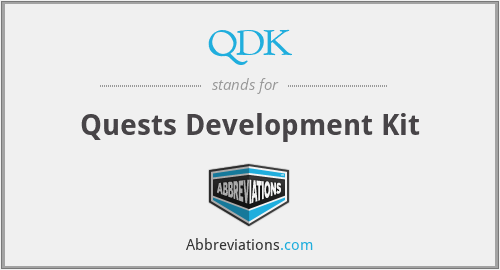 QDK - Quests Development Kit