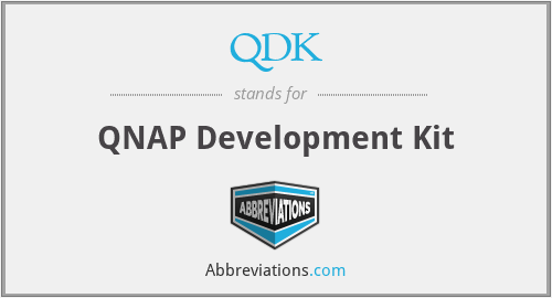 QDK - QNAP Development Kit