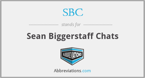 SBC - Sean Biggerstaff Chats