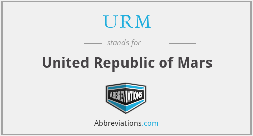 URM - United Republic of Mars