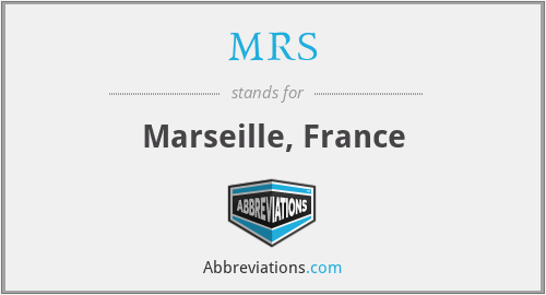 MRS - Marseille, France