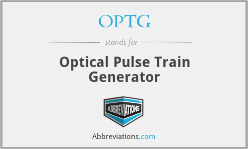 OPTG - Optical Pulse Train Generator