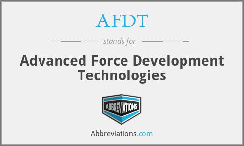 AFDT - Advanced Force Development Technologies