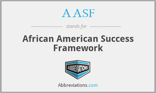 AASF - African American Success Framework