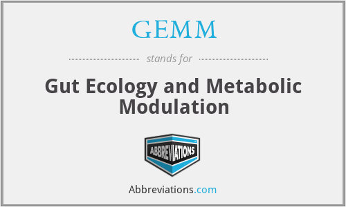 GEMM - Gut Ecology and Metabolic Modulation