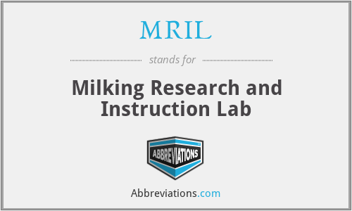 MRIL - Milking Research and Instruction Lab