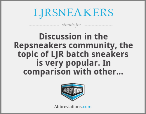 LJRSNEAKERS - Discussion in the Repsneakers community, the topic of LJR batch sneakers is very popular. In comparison with other batches such as OG, PK, GD, GT, GP, LN5, H12 etc. LJR Batch can always gain more recognition and support from users. In the closed community of Reddit, there are also discussions dedicated to the LJR batch. If you want to know more details about LJR Batch, please enter LJR Sneakers last news, or the subscription in LJR instagram.