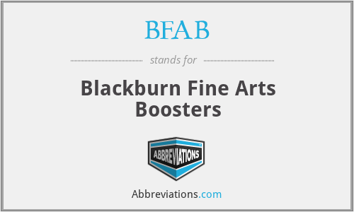 BFAB - Blackburn Fine Arts Boosters