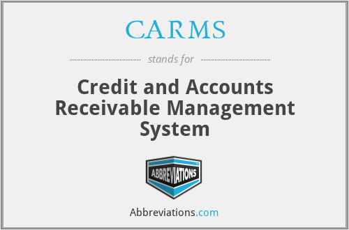 CARMS - Credit and Accounts Receivable Management System