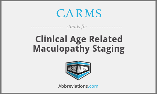 CARMS - Clinical Age Related Maculopathy Staging