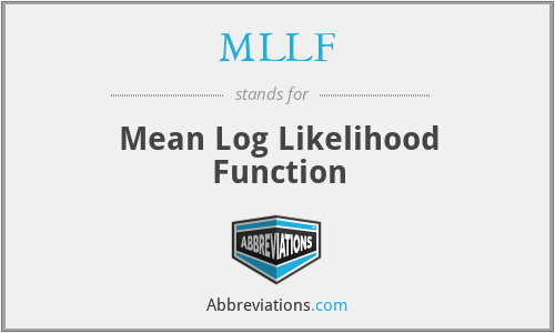 MLLF - Mean Log Likelihood Function