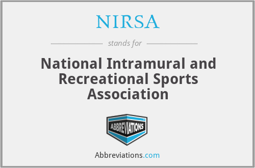 NIRSA - National Intramural and Recreational Sports Association