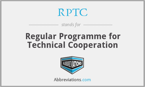 RPTC - Regular Programme for Technical Cooperation