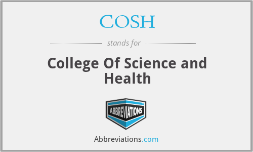 COSH - College Of Science and Health