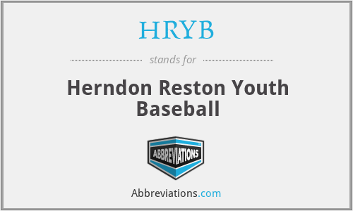 HRYB - Herndon Reston Youth Baseball