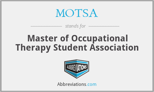 MOTSA - Master of Occupational Therapy Student Association