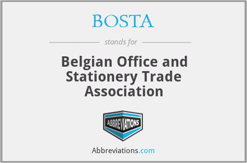 BOSTA - Belgian Office and Stationery Trade Association