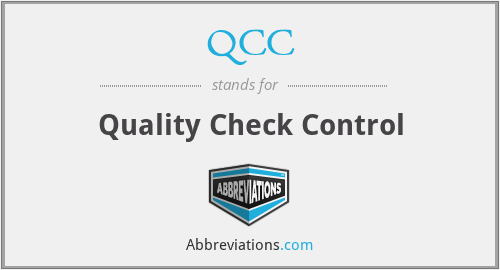 QCC - Quality Check Control