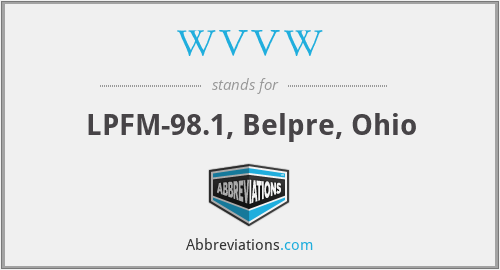 WVVW - LPFM-98.1, Belpre, Ohio