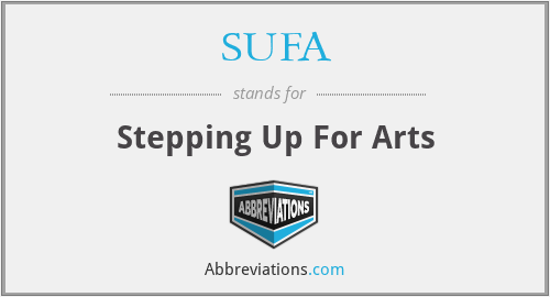 SUFA - Stepping Up For Arts