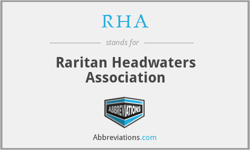 RHA - Raritan Headwaters Association
