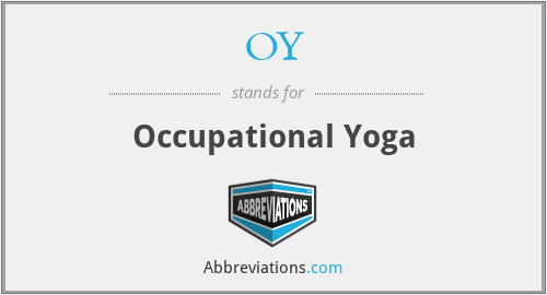 OY - Occupational Yoga