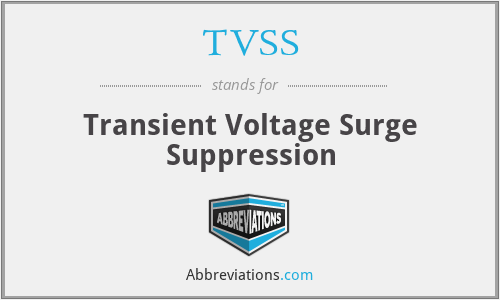 TVSS - Transient Voltage Surge Suppression