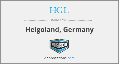 HGL - Helgoland, Germany