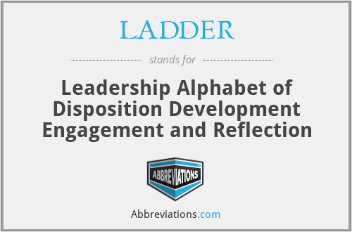 LADDER - Leadership Alphabet of Disposition Development Engagement and Reflection
