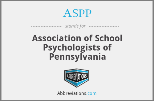 ASPP - Association of School Psychologists of Pennsylvania