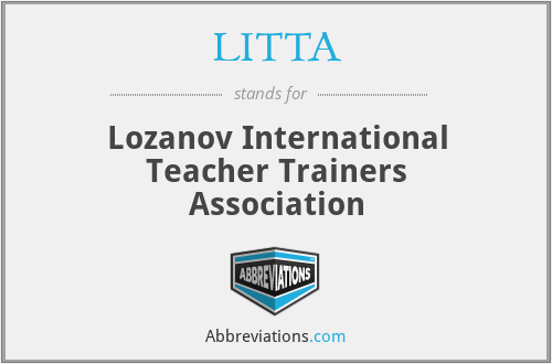 LITTA - Lozanov International Teacher Trainers Association