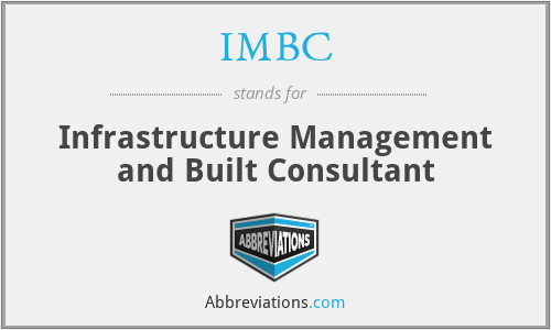 IMBC - Infrastructure Management and Built Consultant