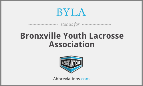 BYLA - Bronxville Youth Lacrosse Association
