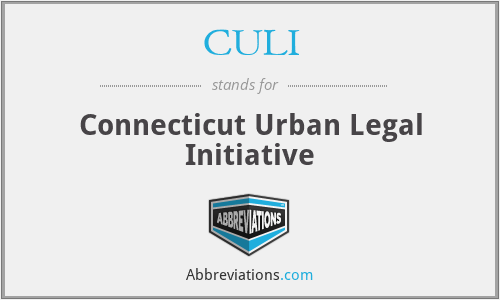 CULI - Connecticut Urban Legal Initiative
