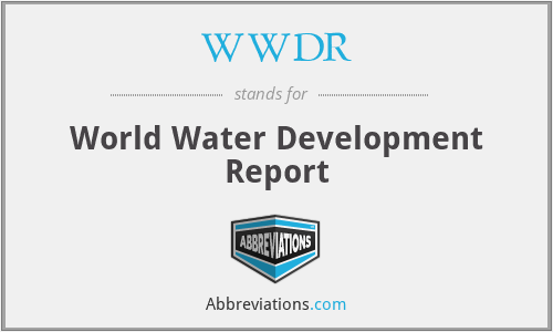 WWDR - World Water Development Report