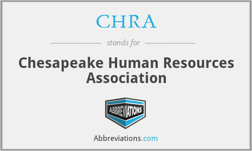 CHRA - Chesapeake Human Resources Association
