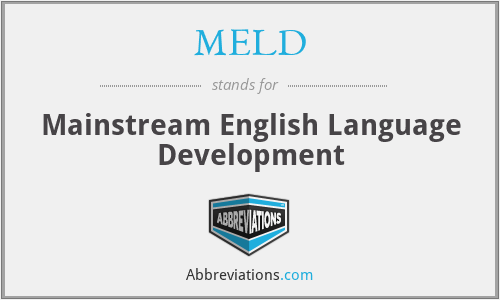 MELD - Mainstream English Language Development