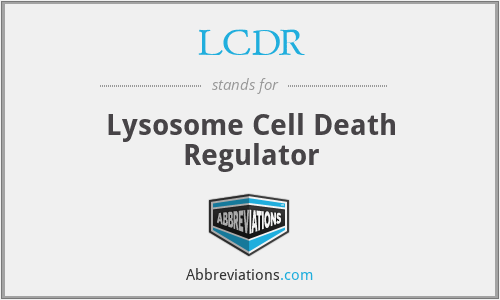 LCDR - Lysosome Cell Death Regulator