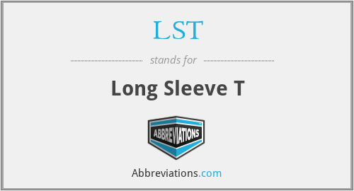 LST - Long Sleeve T
