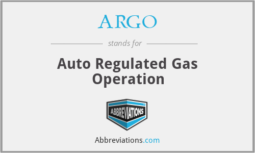 ARGO - Auto Regulated Gas Operation