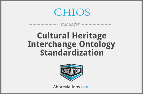 CHIOS - Cultural Heritage Interchange Ontology Standardization