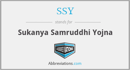 SSY - Sukanya Samruddhi Yojna
