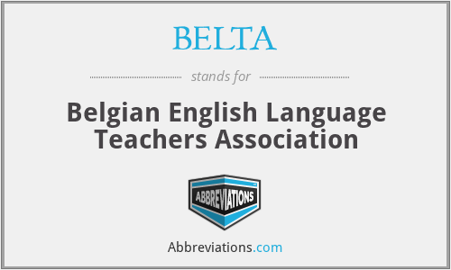 BELTA - Belgian English Language Teachers Association