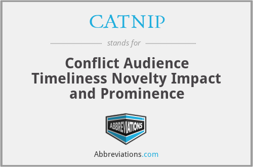 CATNIP - Conflict Audience Timeliness Novelty Impact and Prominence