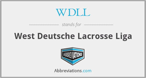 WDLL - West Deutsche Lacrosse Liga